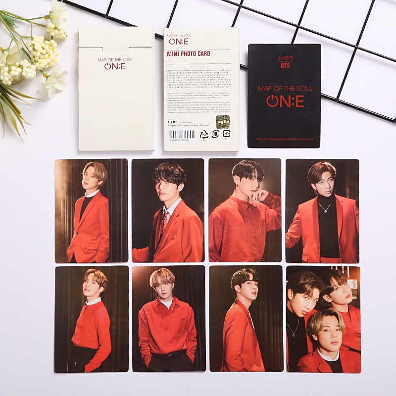 Set 8/9 Tấm Thẻ Ảnh In Hình Nhóm Nhạc BTS
