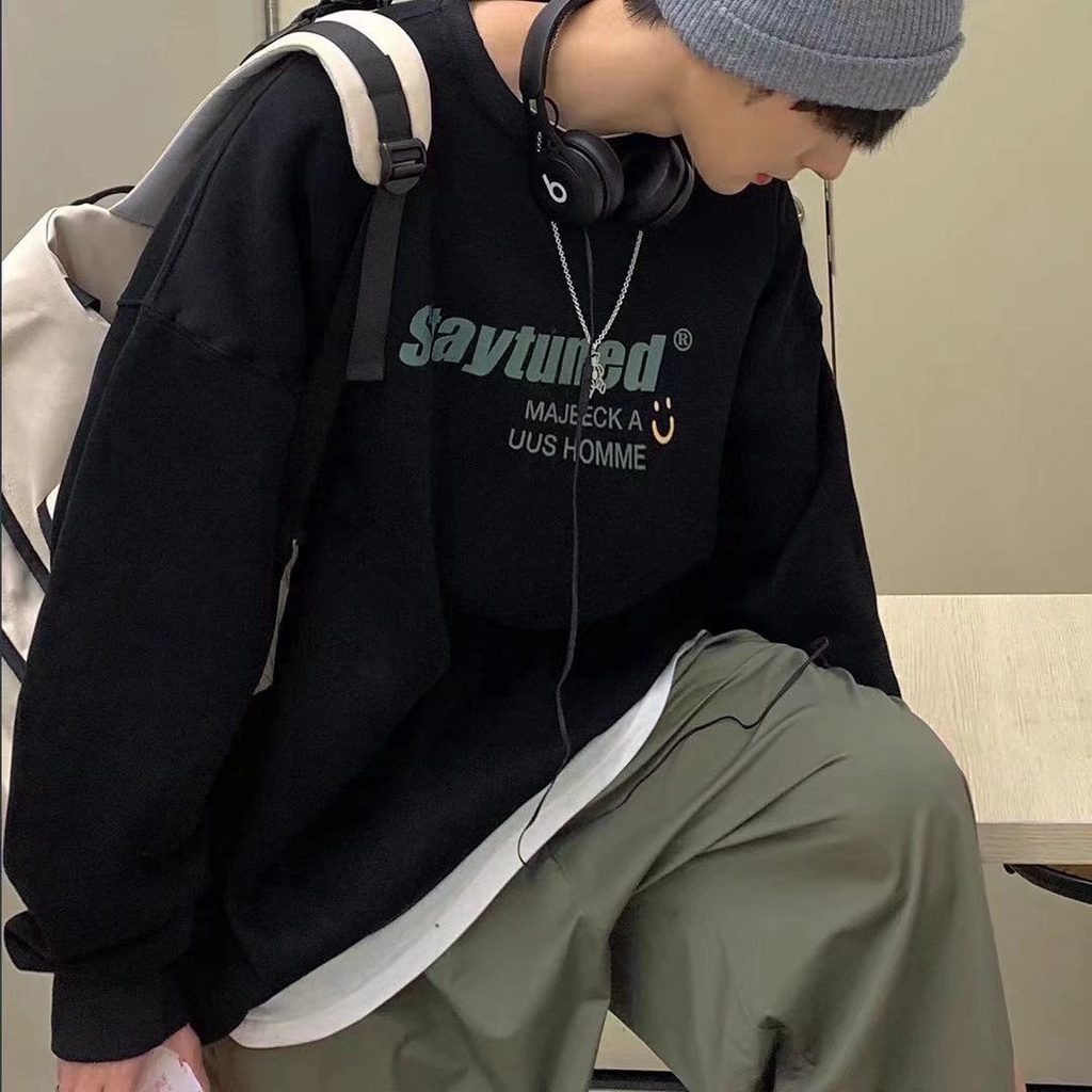 Áo nỉ Sweater nam nữ in chữ STAYTUNED Ulzzang bao chất , áo hoodie nỉ bông unisex Wnx3 siêu đẹp AN1