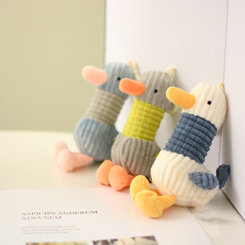 Móc Khóa Vịt Nhồi Bông Dễ Thương