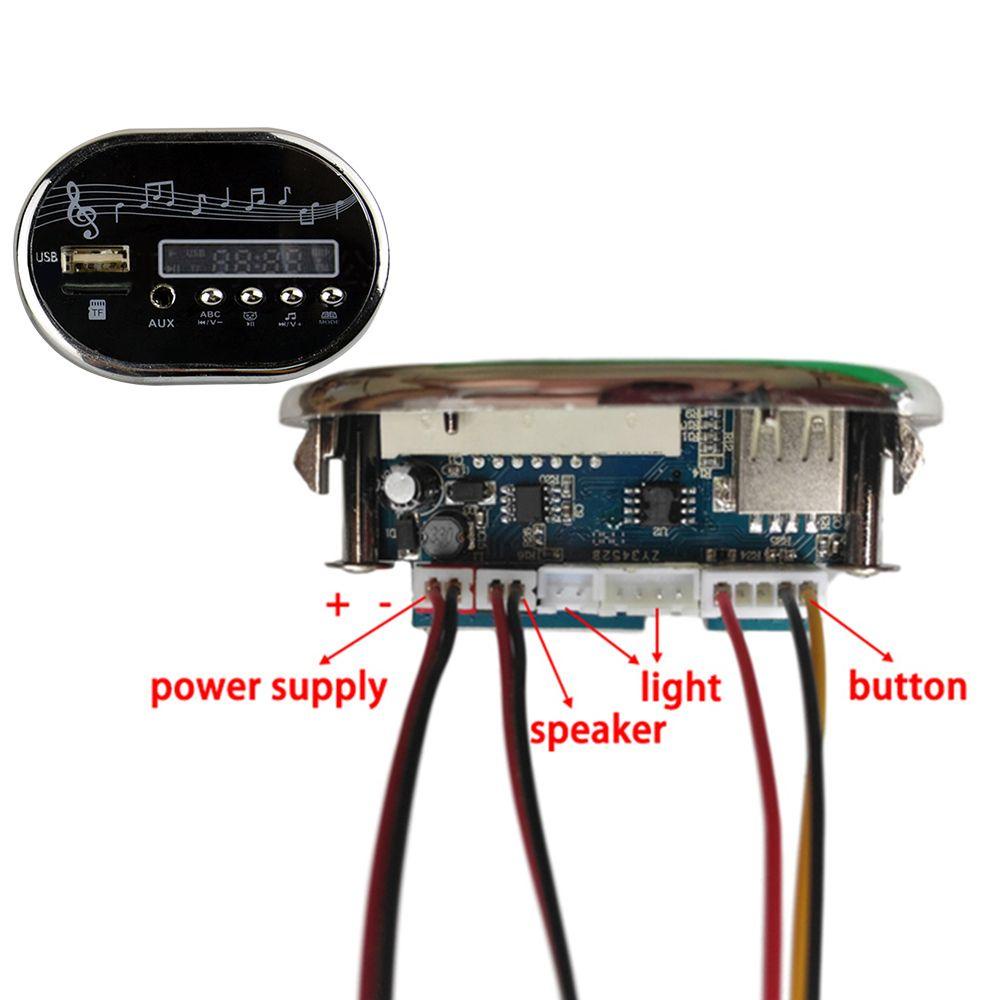 Máy Nghe Nhạc MP3 Và Thẻ TF 12V Cho Xe Hơi Điều Khiển Từ Xa Kèm Phụ Kiện