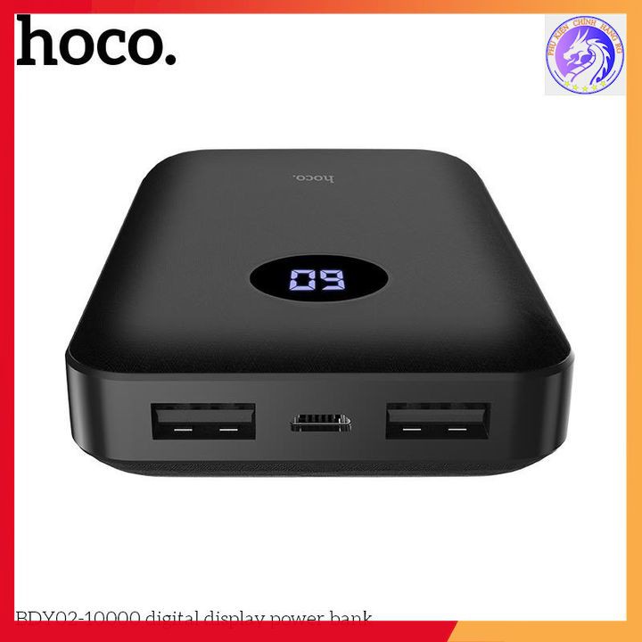 Pin Dự Phòng Hoco BDY02 Dung Lượng 10000 Mah Nhỏ Nhắn Tiện Dụng Có Màn Hình LED - BH 12 Tháng