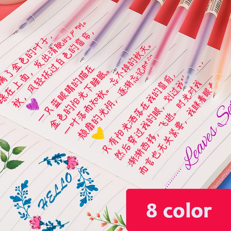 Bút Mực gel Ngòi 0.5mm Kiểu Hàn Quốc Dễ Thương Chất Lượng Cao