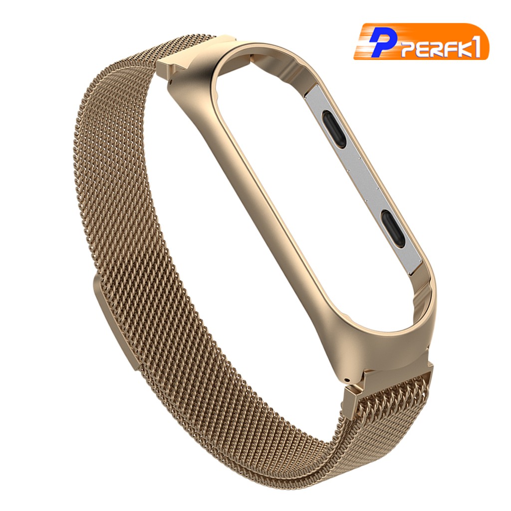 Dây Đeo Thay Thế Cho Đồng Hồ Thông Minh Xiaomi Band 3 4 Bằng Kim Loại