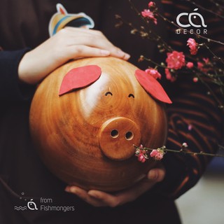 LỢN GỖ TIẾT KIỆM TIỀN
