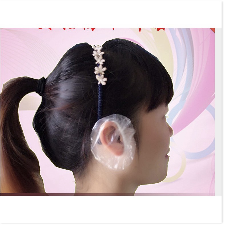Miếng bảo vệ tai   GIÁ VỐN  Combo 100 miếng bảo vệ tai khi nhuộm tóc,giúp bạn dễ dàng sử dụng thuốc nhuộm 9125