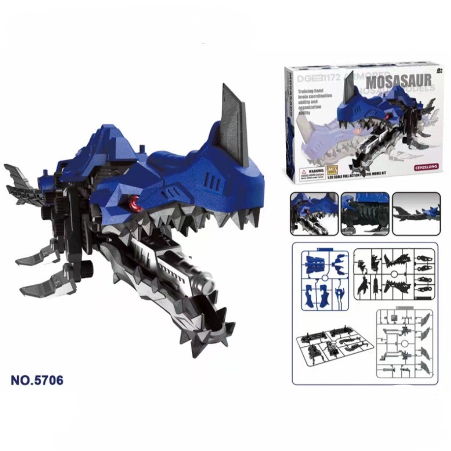 Đồ chơi Cenzelong (kết hợp giữa Gundam và Zoids) - Mosasaur - mã 5706