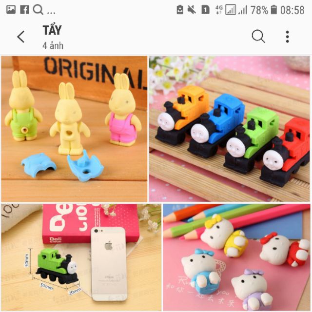 Tẩy cute
