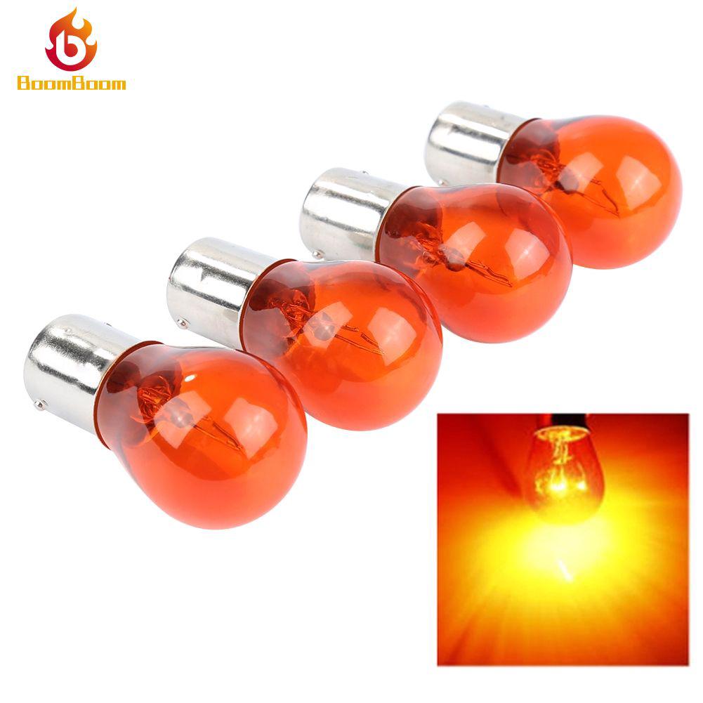 4 Bóng đèn led cho nội thất xe hơi màu hổ phách độc đáo 12v 21w