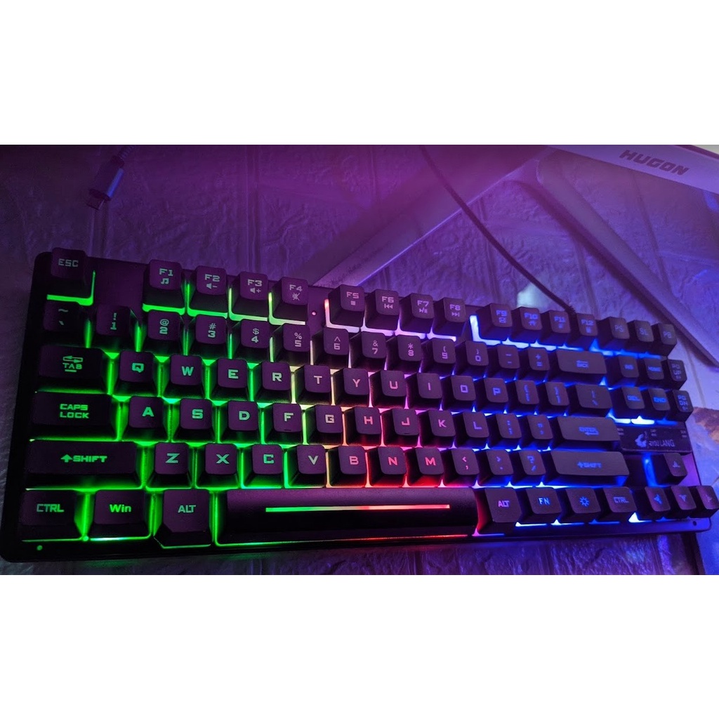 ZIYOU LANG K16 - Bàn Phím giả cơ chuyên game  có LED 87 phím Tenkeyless