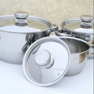 bộ 3 nồi fivestar 3 đáy