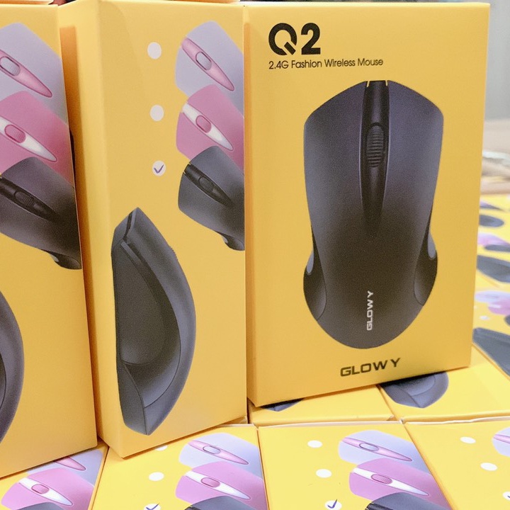 Chuột không dây Gloway Q2 _ Độ nhạy 1200DPI Bảo hành 12 tháng