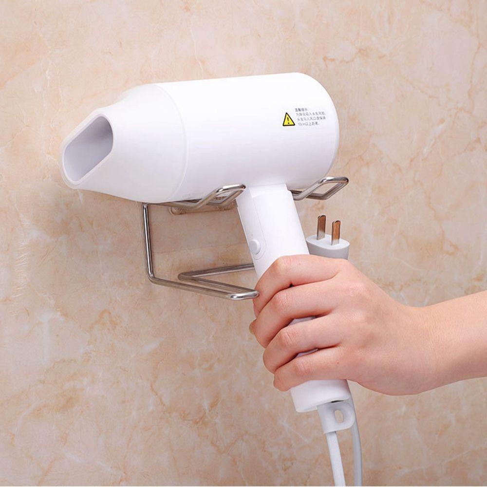 Giá Đỡ Máy Sấy Tóc Gắn Tường Bằng Thép Không Gỉ Tiện Lợi