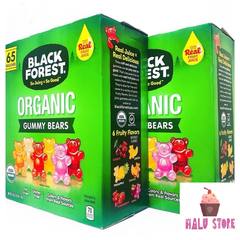 Kẹo dẻo gấu Black Forest Mỹ gói nhỏ 22g