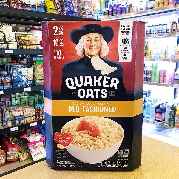 [G01] [Mẫu mới nhất 2020] Yến Mạch Mỹ Quaker Oats Old Fashioned 4,52kg S031