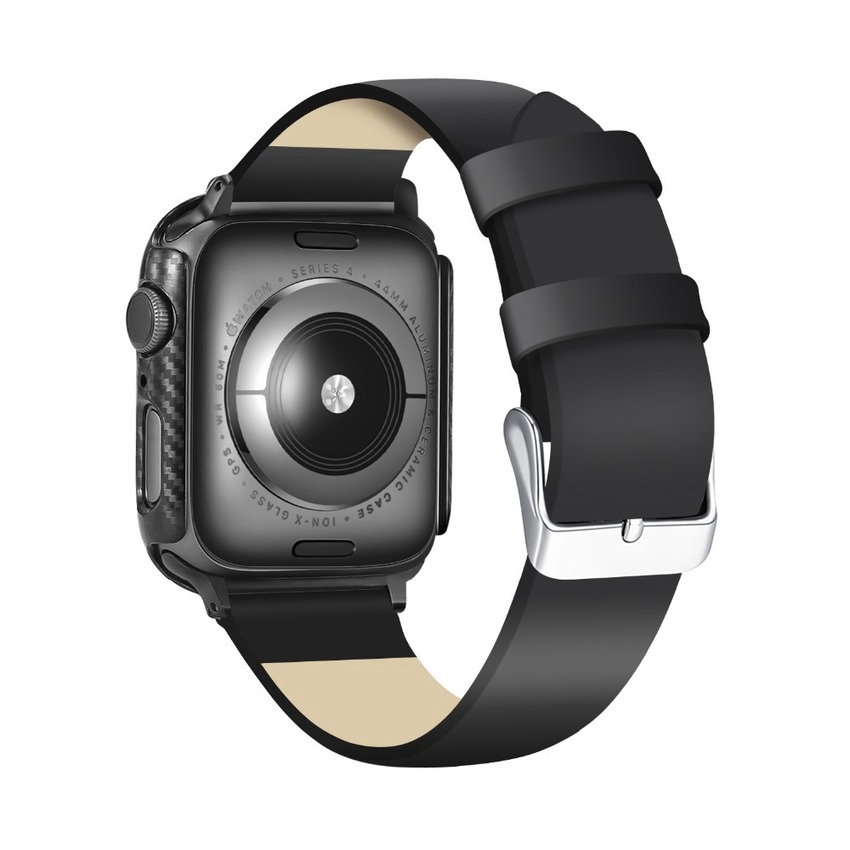 Case carbon bảo vệ mặt kính đồng hồ Apple Watch Series 4 3 2 1 Iwatch 42MM 44MM 38MM 40MM