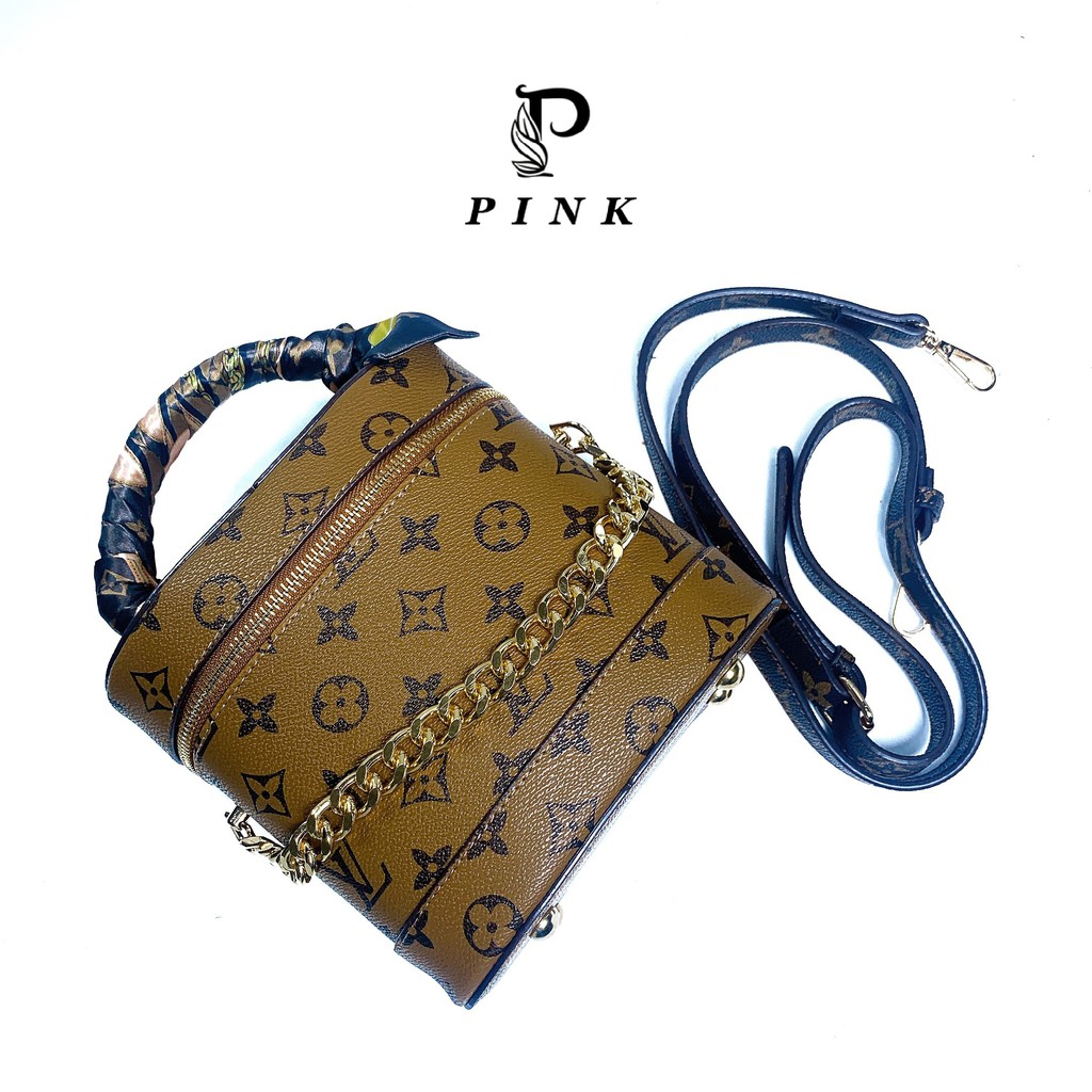 Túi xách nữ cao cấp sang trọng,túi hộp nữ kèm quai đeo chéo mã P11 - PINK SHOP | BigBuy360 - bigbuy360.vn