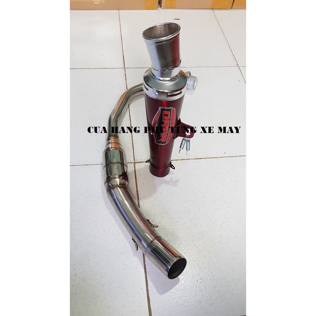 Pô ORBR đẹp gắn xe Ex135, Ex150, Winner 150, Winner X, Raider Fi, Satria Fi ( kèm cổ bầu hơi inox + lò xo )