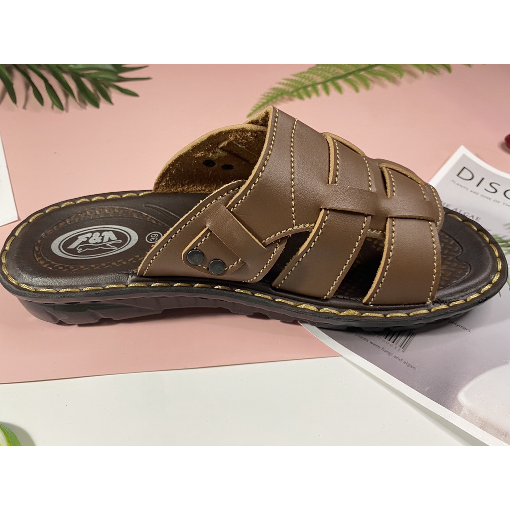 Dép da nam Thái Lan Footniks T99-01711M