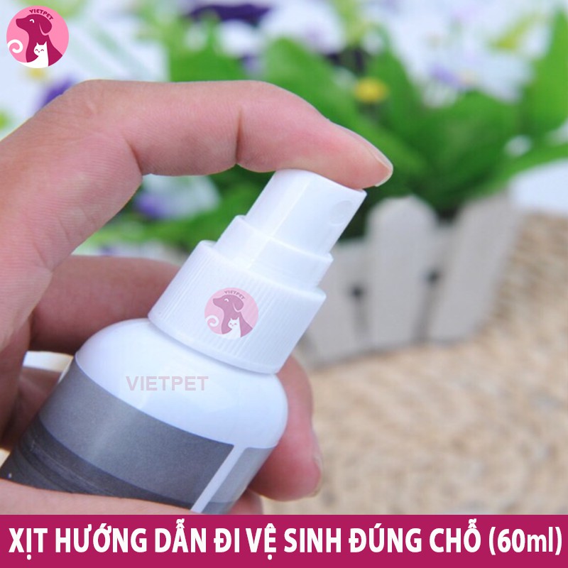 CHAI XỊT HƯỚNG DẪN ĐI VỆ SINH ĐÚNG CHỖ CHO CHÓ MÈO