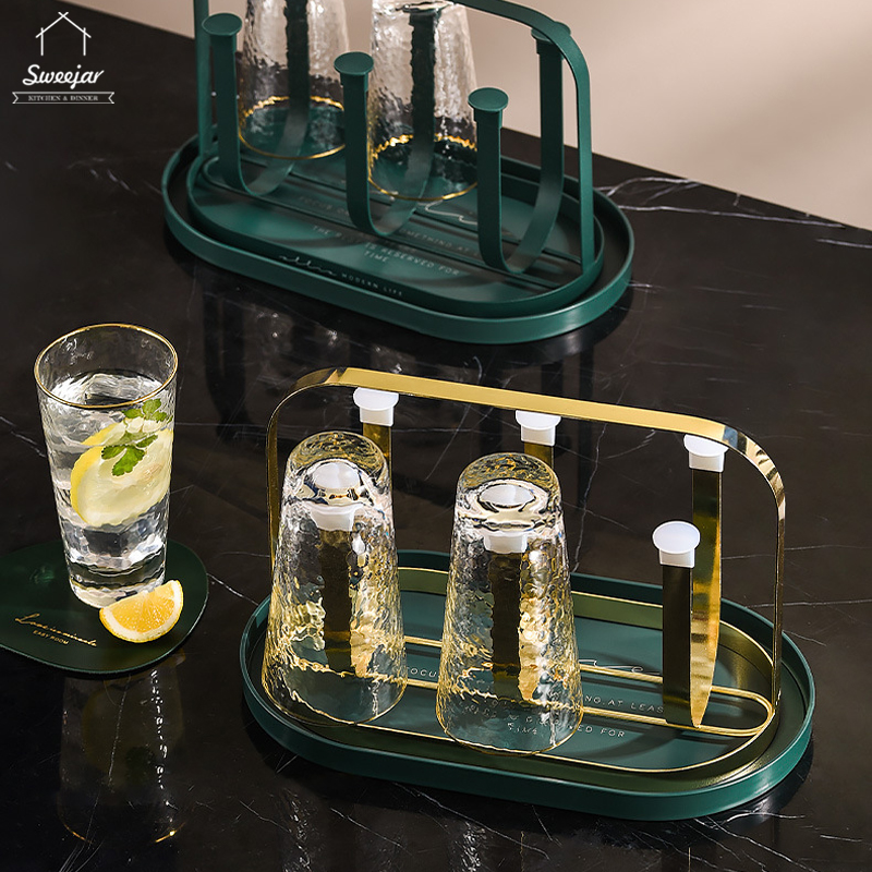 Giá đựng ly SWEEJAR làm bằng kim loại phong cách Bắc Âu thời thượng