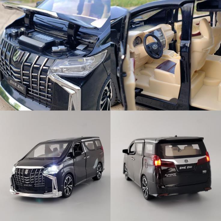 Mô hình xe Toyota Alphard 1:24 Chezhi