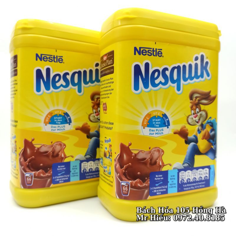 [T11/2021] Cacao Nesquik Đức hộp 900g