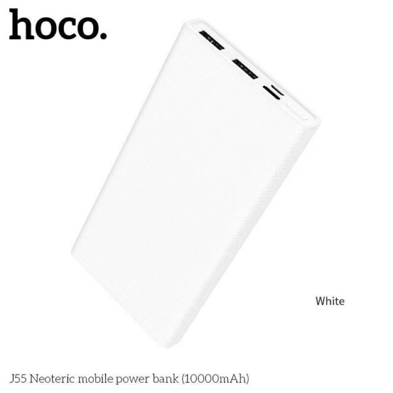 Sạc dự phòng 10000mah 20000mah chính hãng Hoco J55