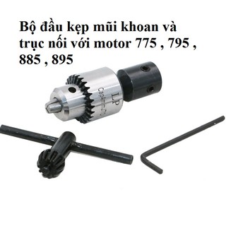 đầu kẹp khoan JTO + trục nối 5mm