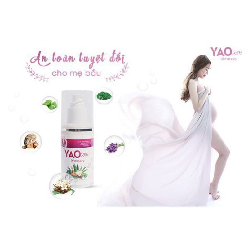 (Chính hãng) Yaocare Women Dung dịch vệ sinh chuyên biệt cho bà bầu và phụ nữ sau sinh ( chai 100 ml)