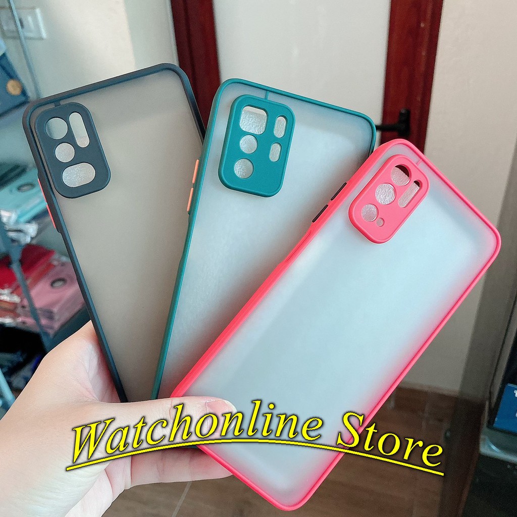 Ốp lưng cao su non Xiaomi Redmi Note 10 5G   / Note 10 pro 5G Note 11 4g Note 11s nhám viền màu