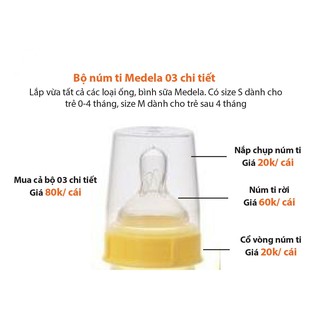 Bộ Núm ti medela