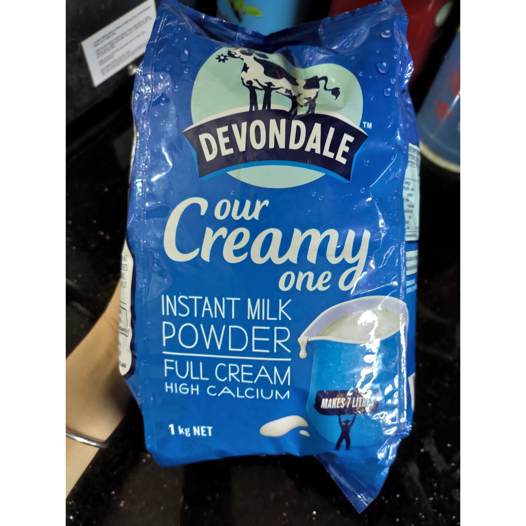 Sữa tươi nguyên kem Devondale bột 1Kg
