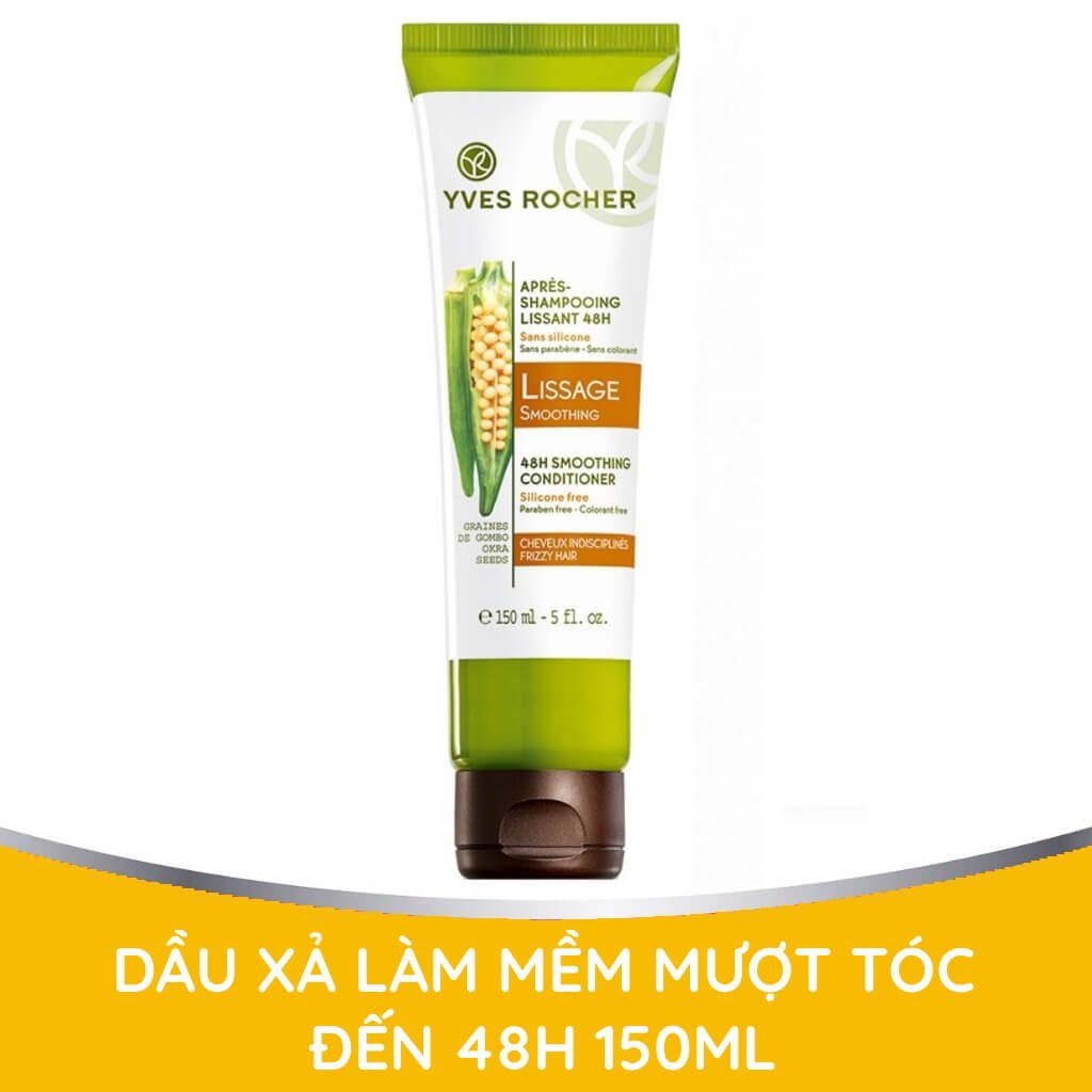 Dầu xả tóc Yves rocher chiết xuất thiên nhiên dành cho mọi loại tóc mẫu cũ 150ml mẫu mới 200ml