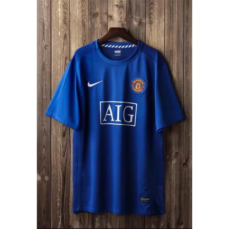 Áo Thun Bóng Đá Dài Tay Phong Cách Đội Manchester United 2007 2008