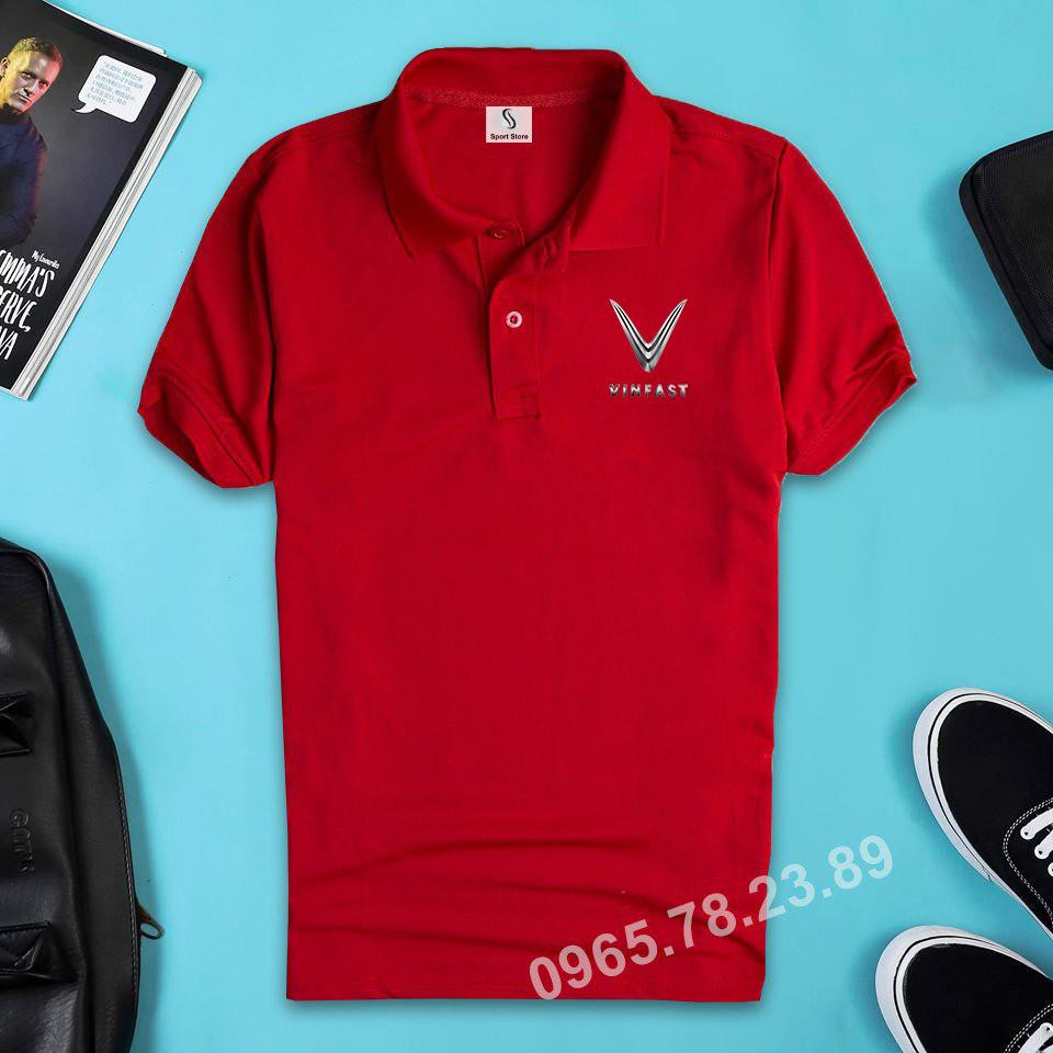 Áo thun polo cao cấp Vinfast 2 mặt HOT