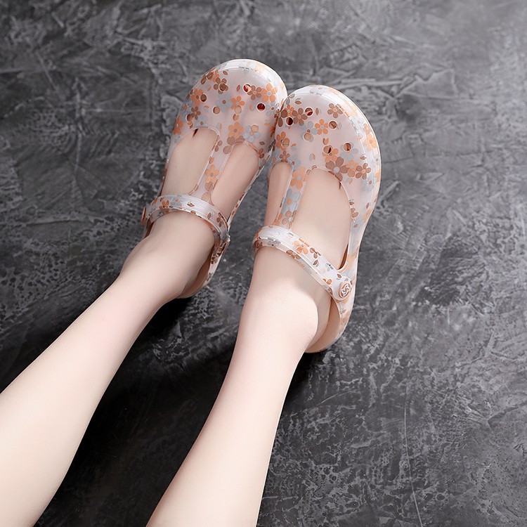 VEBLEN giày lỗ chính hãng- dép nữ bãi biển mùa hè chống trượt