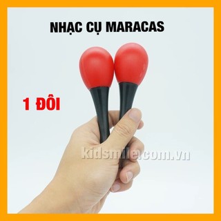 Đồ Chơi Âm Nhạc Đôi Maracas Lắc Tay Giúp Bé Phát Triển Năng Lực Thính Giác