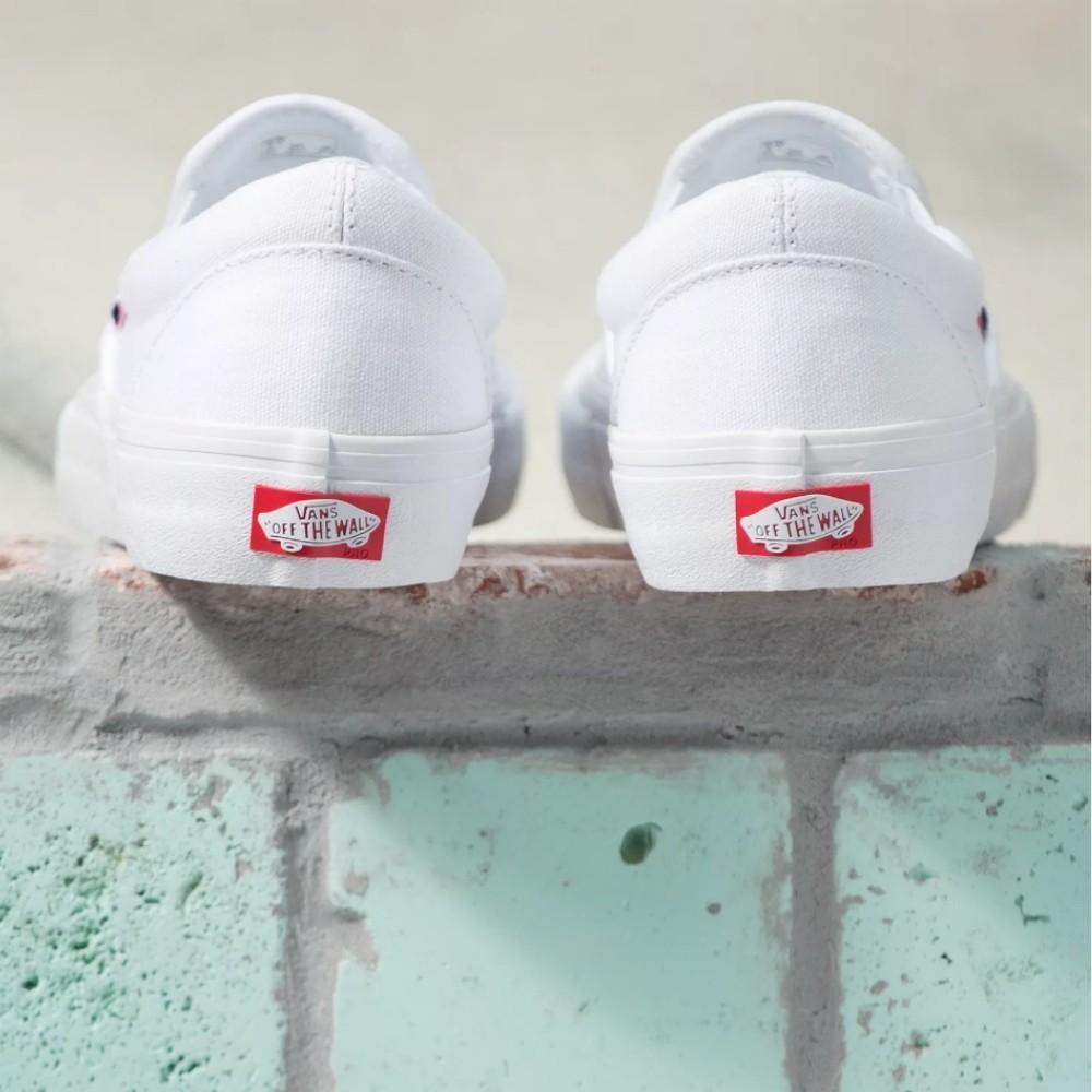 [GIÀY CHÍNH HÃNG] Giày Sneaker Unisex Vans Slip on Pro All White