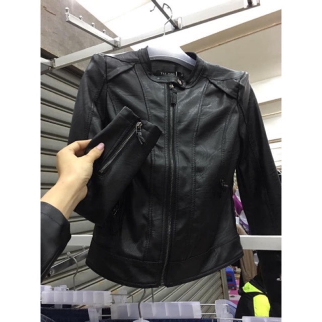 Bán sỉ ÁO DA NỮ CỔ TRỤ HÀNG QUẢNG CHÂU màu đen, trắng, hồngg  ‼️ LOẠI 1 ‼️ | BigBuy360 - bigbuy360.vn