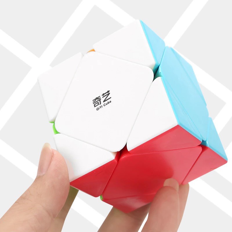 Rubik Qiyi QiCheng Skewb Stickerless tốc độ, khối xếp hình đồ chơi trẻ em QSS