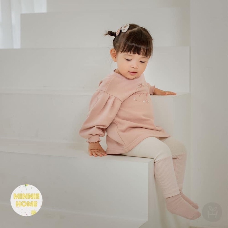 Set quần áo thun cho bé gái - Made in Korea