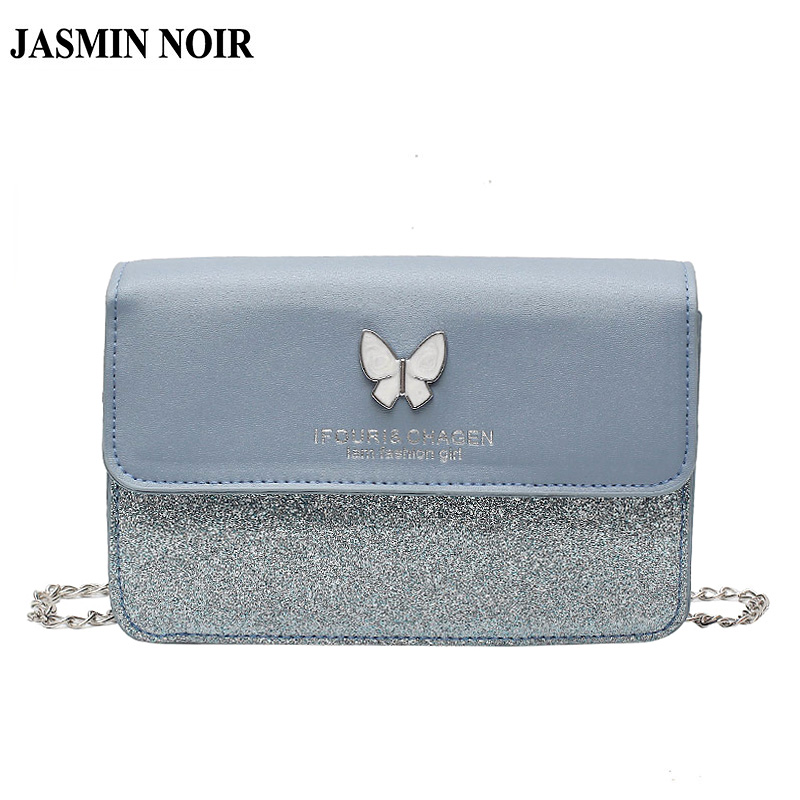 Túi Đeo Chéo JASMIN NOIR Đính Mặt Bướm Thời Trang Cho Nữ