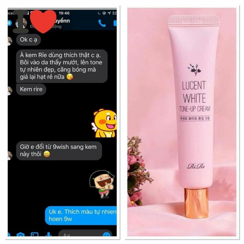 Kem dưỡng trắng nâng tone Rire Lucent White | BigBuy360 - bigbuy360.vn