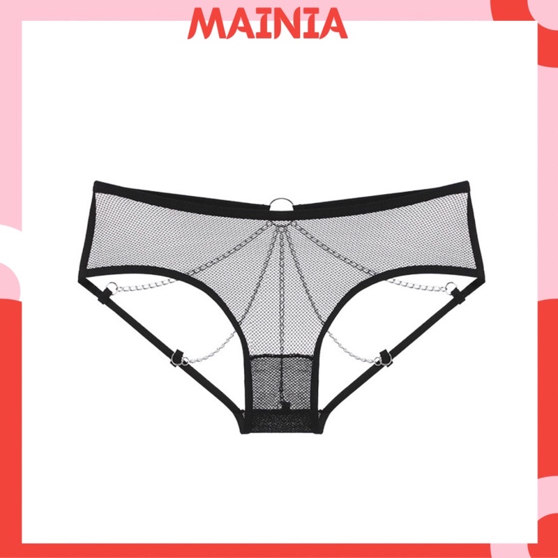 Quần Lót Ren Phối Xích Mông Siêu Đẹp Gợi Cảm Quyến Rũ Mainia Shop
