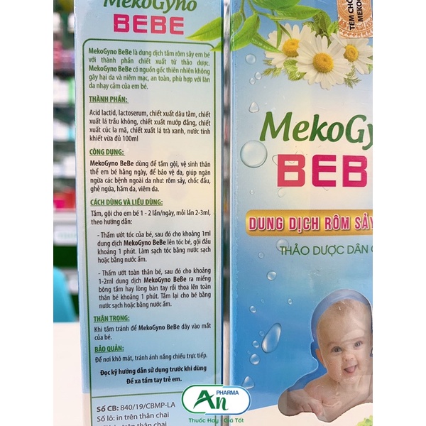 SỮA TẮM NGỪA RÔM SẢY BEBE