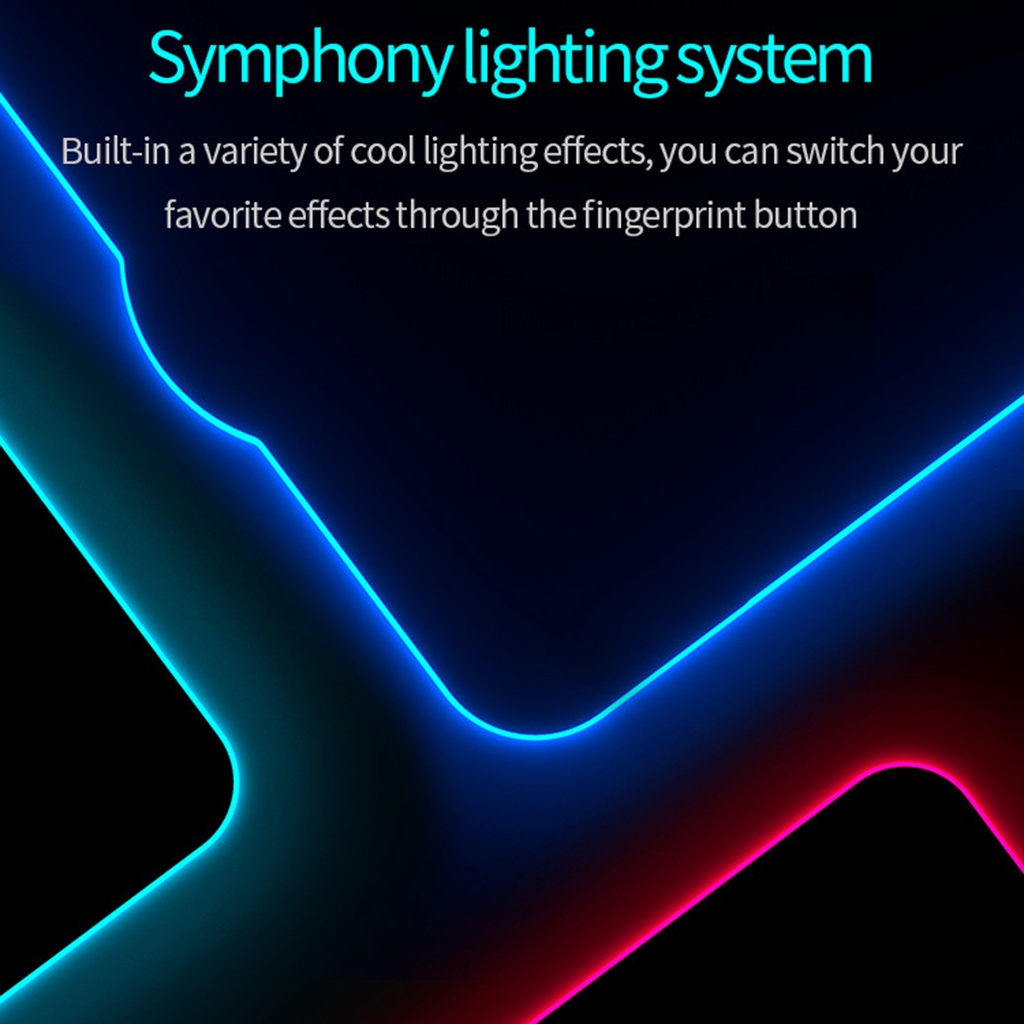 Tấm lót chuột tích hợp sạc nhanh không dây 15W có đèn RGB đa năng K9186