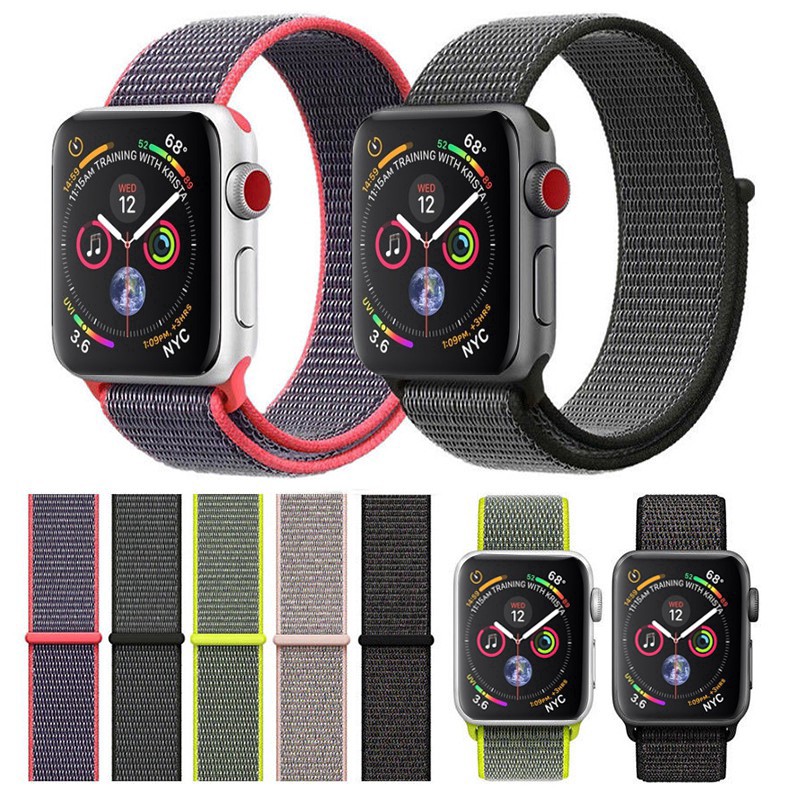 Dây Nylon Apple Watch 1 màu, đủ size 38/40mm 42/44mm