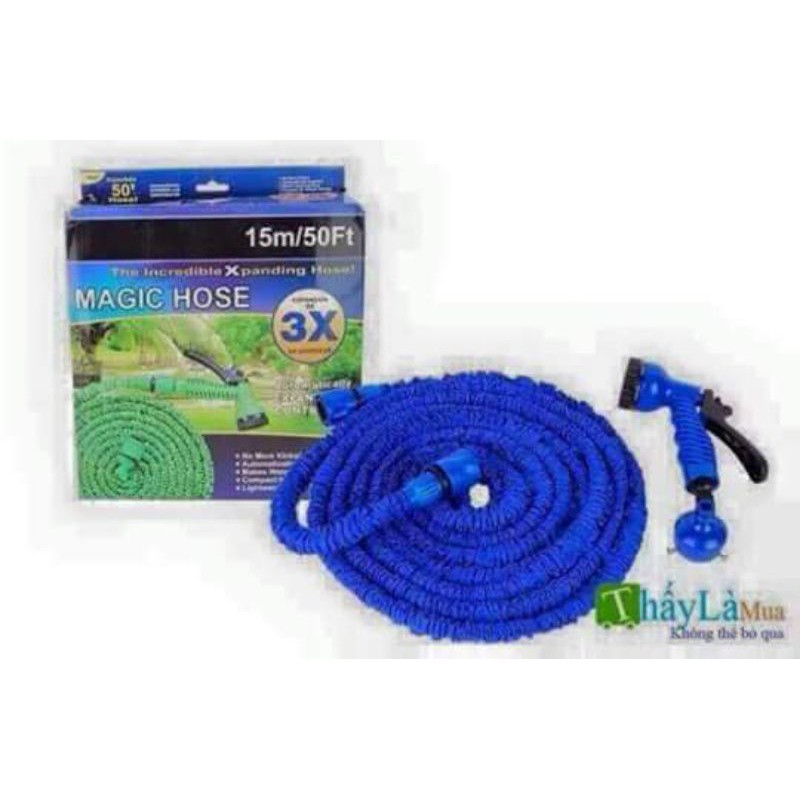 Vòi Xịt Nước Giản Nở 15m Magic Hose