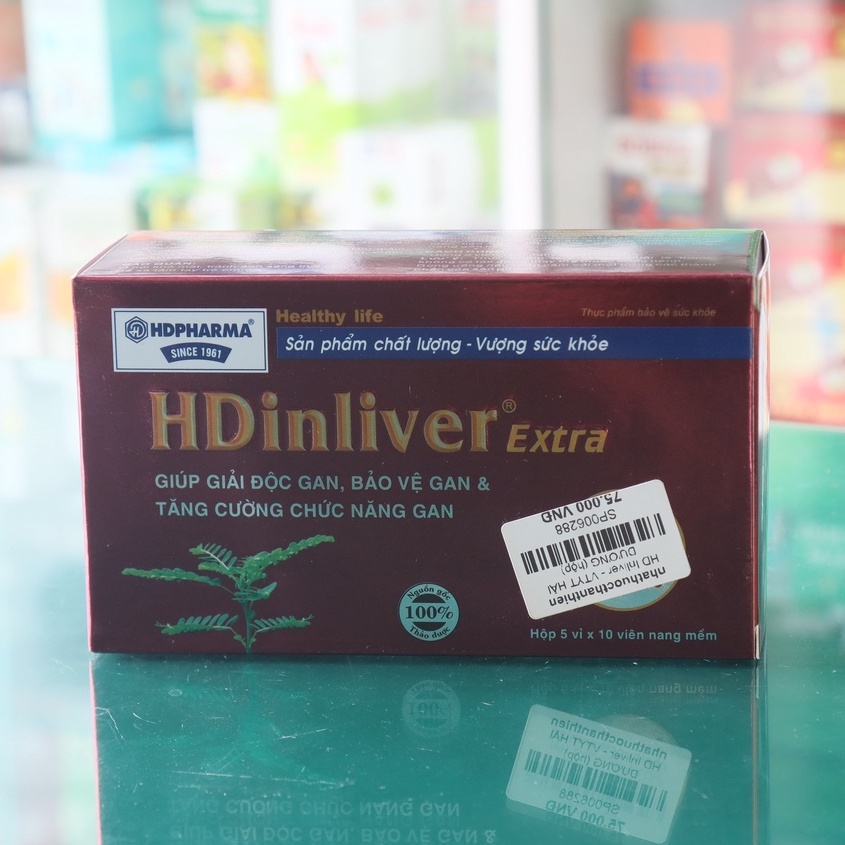 Viên uống HD inliver Extra – Hỗ trợ thanh nhiệt, mát gan, tăng cường chức năng gan (hộp 5 vỉ x 10 viên)