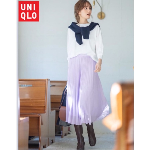 VÁY XẾP LY UNIQLO
